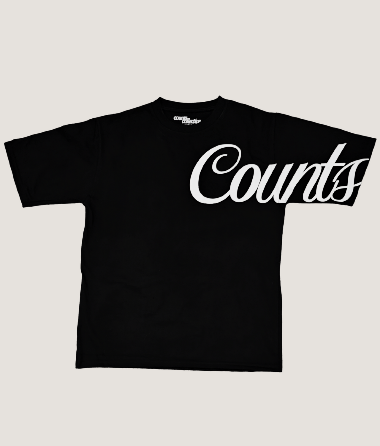 lettering oversized tee