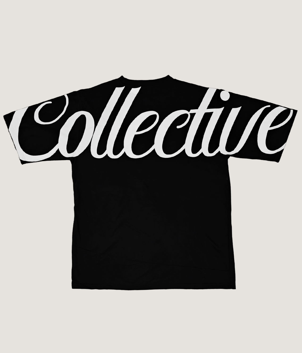 lettering oversized tee